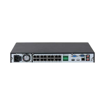 Dahua 16 Channel AI NVR with 16 PoE Ports, HDMI(4K), 16M, 2 x HDD Bay, Smart 2.0, P2P Network Video Recorder - CCTV Guru