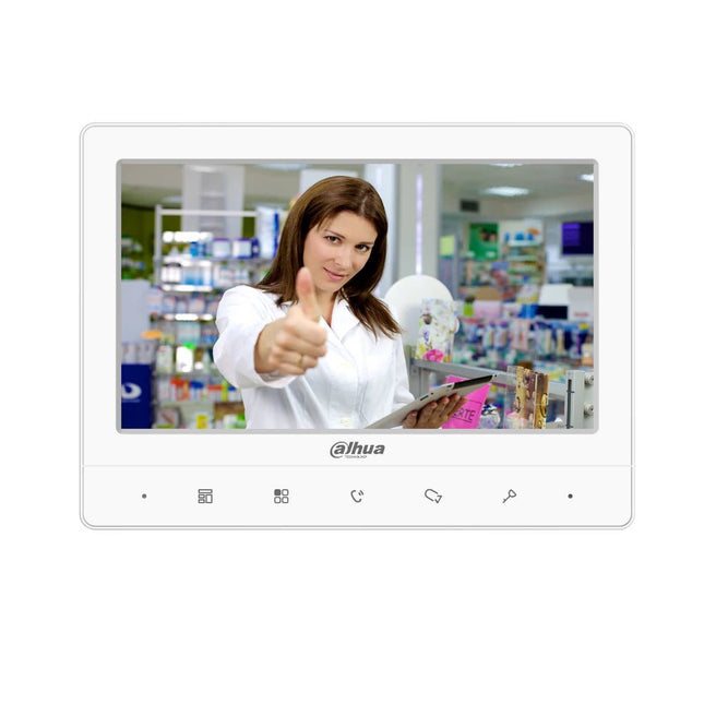Dahua 7 - inch 4 - wire Analog Monitor with Multiple Bell Sounds DHI - VTH1020J - CCTV Guru