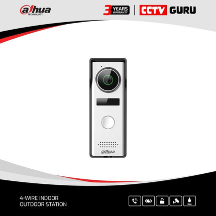 Dahua 4 - Wire Analog Indoor Outdoor Station DHI - VTO1000J - CCTV Guru