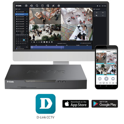 D - Link 8 - Channel H.265 Network Video Recorder with 8 PoE ports - CCTV Guru