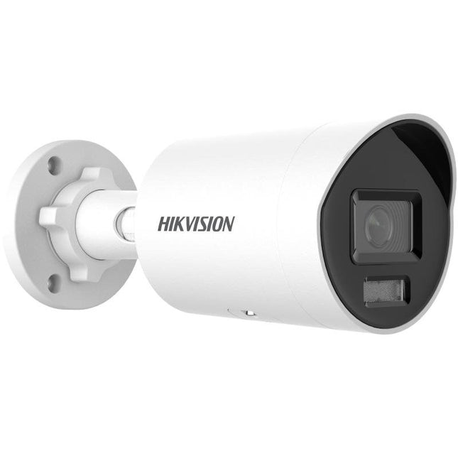 Hikvision DS - 2CD2067G2H - LIU/SL Smart Hybrid ColorVu Mini Bullet Camera, 6MP Fixed, Strobe, Audio, 2.8MM, IR 40M, Mic - CCTV Guru