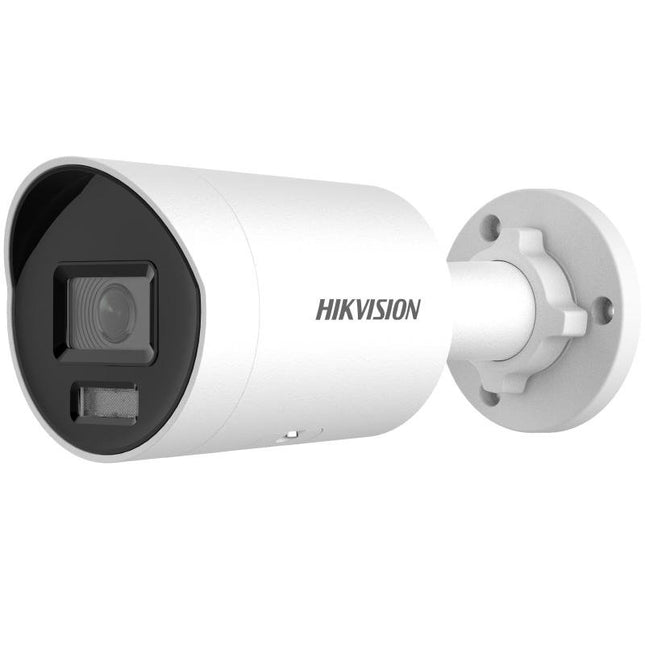 Hikvision DS - 2CD2067G2H - LIU/SL Smart Hybrid ColorVu Mini Bullet Camera, 6MP Fixed, Strobe, Audio, 2.8MM, IR 40M, Mic - CCTV Guru