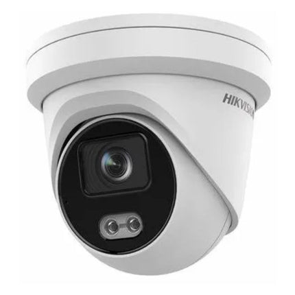 Hikvision DS - 2CD2387G2 - LU 8MP ColorVu Turret, White Light, AcuSense, Built - in Mic, 2.8mm (2387) - CCTV Guru