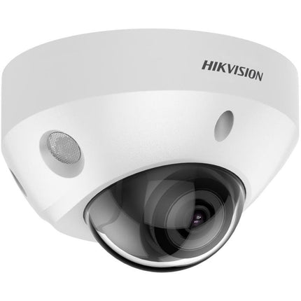 Hikvision AcuSense 2CD2586G2 - IS 8MP Mini Dome Camera, Fixed 2.8mm, IR 30m, Mic - CCTV Guru