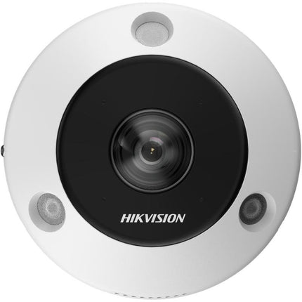 Hikvision 2CD6365G1 6MP DeepinView Fisheye Network Camera, Panoramic, 1.16mm, Mic, IR 15m - CCTV Guru