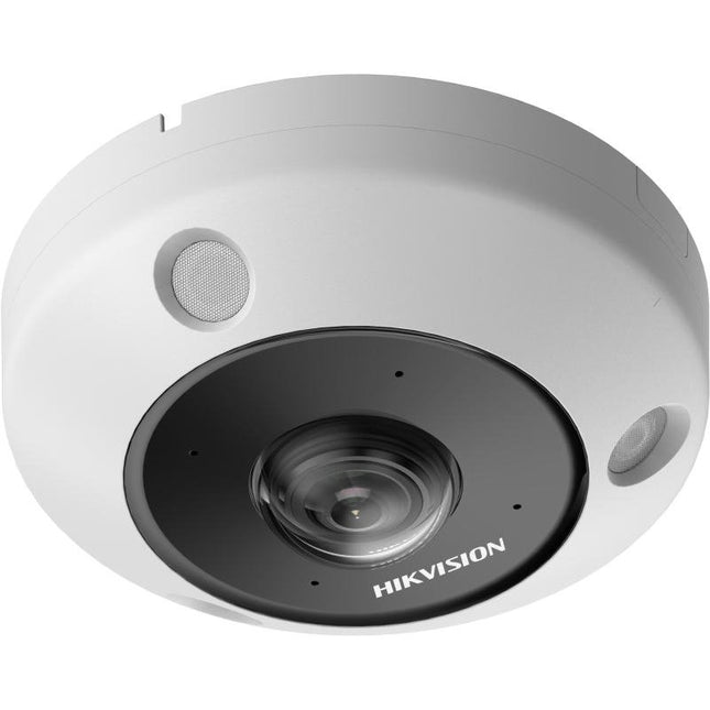 Hikvision 2CD6365G1 6MP DeepinView Fisheye Network Camera, Panoramic, 1.16mm, Mic, IR 15m - CCTV Guru
