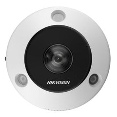 Hikvision DS - 2CD63C5G1 - IVS, 12 MP DeepinView Fisheye Network Camera, Panoramic 1.29mm, Mic, IR 15m - CCTV Guru