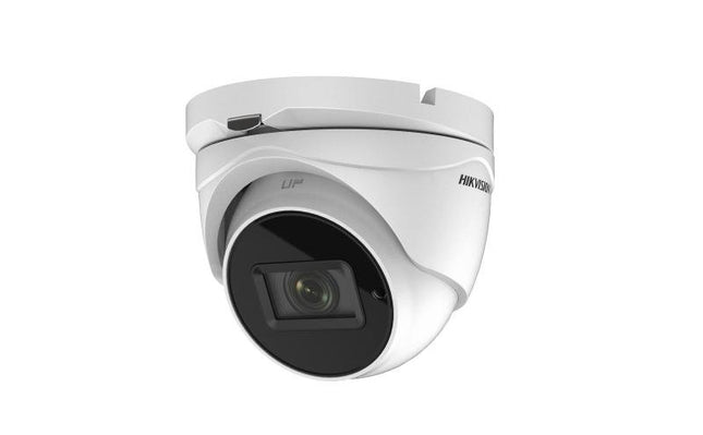 Hikvision TVI 2CE79H8T - AIT3ZF 5MP Turret HD Camera, Motorised Vari - focal 2.7 - 13m, IR 60m, 4 in 1, AC/DC - CCTV Guru