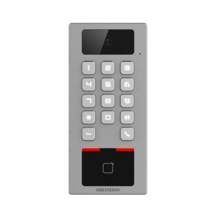 Hikvision Access Control Terminal, Intercom Camera, Keypad, Mifare Reader, Wifi, IP65, IK09, Access Control Terminal, AXS - K1T502DBWX - C - CCTV Guru