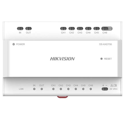 Hikvision Intercom, Gen 2, Distributor DS - KAD706 + AU Power Adaptor, Two Wire Controllers, DS - KAD706 - P - CCTV Guru