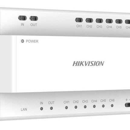 Hikvision Intercom, KAD706Y - SP Y - Series 2 - Wire Distributor, Audio/Video, 6 Devices, 24 VDC - CCTV Guru