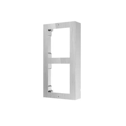 Hikvision Intercom, Gen 2, Entry Panel Surface Mounting Box, 2 Module, Stainless Steel (ACW2), 2nd Video Intercom Brackets, DS - KD - ACW2 - STAINLESS - CCTV Guru