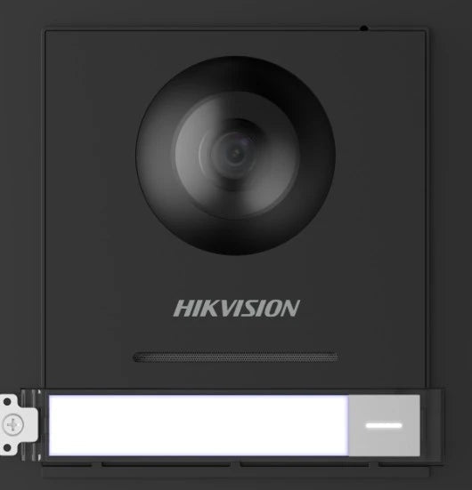 Hikvision IP Intercom DS - KD8003 - IME1, GEN 2, Colour Camera Module, 1 Button, POE KD8 Series Pro Modular Door Station(KD8003) - CCTV Guru