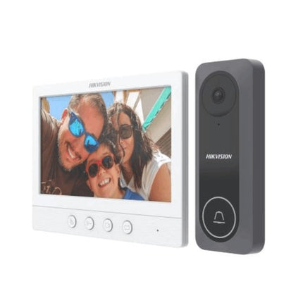 Hikvision Intercom Kit, KIS212 4 - Wire 2MP HD, Surface Mount With Power Supply - CCTV Guru