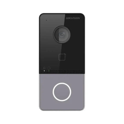 Hikvision Intercom, Gen 2, Villa Door Station, 1 Button, Wifi, Mifare Reader, Plastic (6113), Plastic Villa Door Station, DS - KV6113 - WPE1 - CCTV Guru