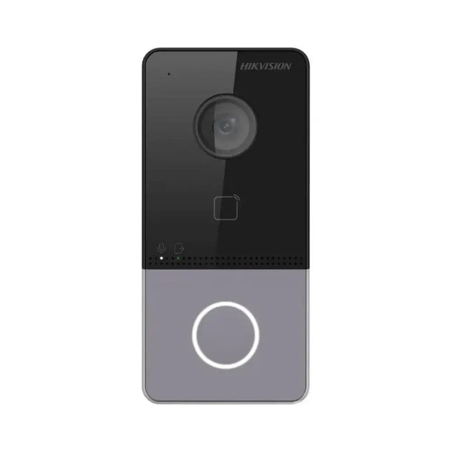Hikvision Intercom, Gen 2, Villa Door Station, 1 Button, Wifi, Mifare Reader, Plastic (6113), Plastic Villa Door Station, DS - KV6113 - WPE1 - CCTV Guru