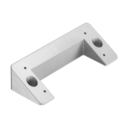 Side profile of the durable weather-resistant ZKTeco angle mount for entry gates.