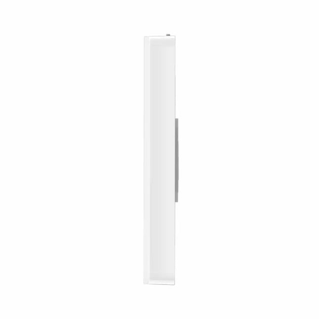 Bottom view of EAP615-Wall access point highlighting three downlink Gigabit ports with one PoE pass-through port.