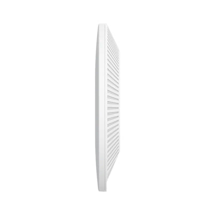 TP-Link EAP660 HD AX3600 ceiling mount access point, featuring high-density Wi-Fi 6 connectivity and a 2.5G Ethernet port for business networks.