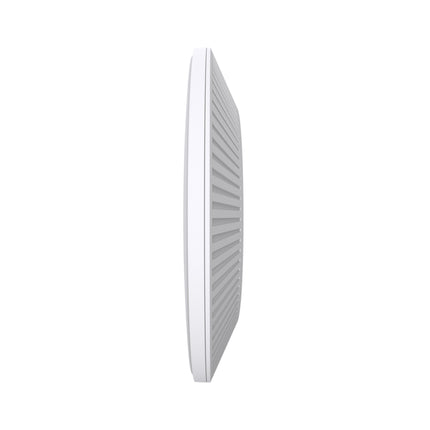Rear view of the EAP773 access point showcasing its 10G multi-gigabit PoE port for ultra-high-bandwidth connectivity.