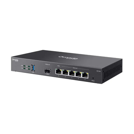 TP-Link Omada ER7206 enterprise-grade gigabit VPN gateway with multi-WAN load balancing for secure business networks.