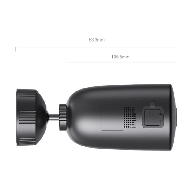 EZVIZ EB3 4G Battery Camera – Side Measurement