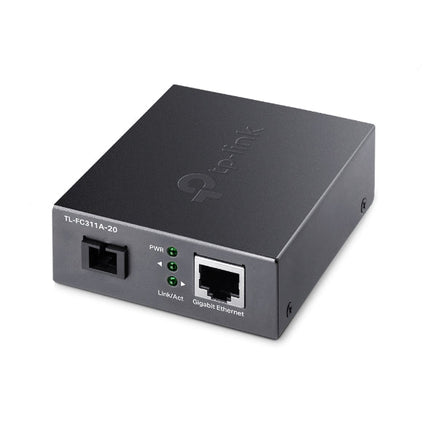 TP - Link TL - FC311A - 20 Gigabit WDM Media Converter - IEEE 802.3u 1550nm 20KM 9/125 μm Single - Mode Fiber (Compatible with TL - FC311B - 20) - CCTV Guru