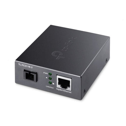 TP - Link TL - FC311B - 2 Gigabit WDM Media Converter - IEEE 802.3u 1550nm 2KM (Compatible with TL - FC311A - 2) - CCTV Guru