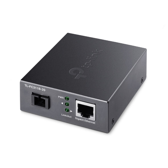 TP - Link TL - FC311B - 20 Gigabit WDM Media Converter - IEEE 802.3u 1550nm 20KM 9/125 μm Single - Mode Fiber (Compatible with TL - FC311A - 20) - CCTV Guru