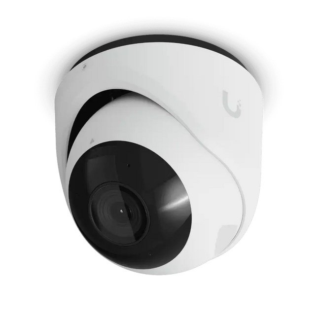 UniFi Protect G6 Turret 4K 8MP PoE AI security camera in white – ceiling mount UVC-G6-Turret-W