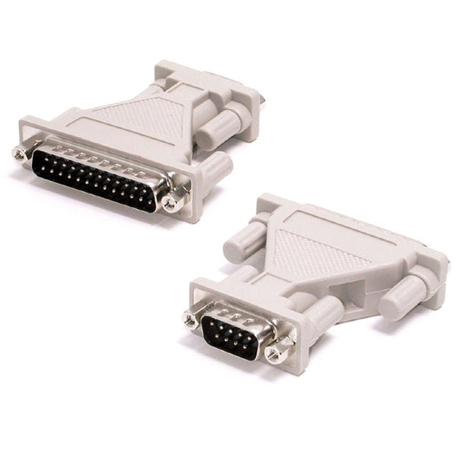 8Ware D - SUB DB 25 - pin to DB 9 - pin Male to Male Adapter - CCTV Guru