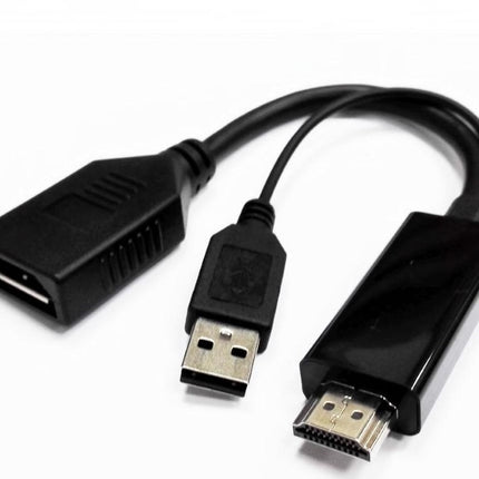 8Ware 4K HDMI to DP DisplayPort Male to Female Active Adapter Converter Cable USB powerred - CCTV Guru