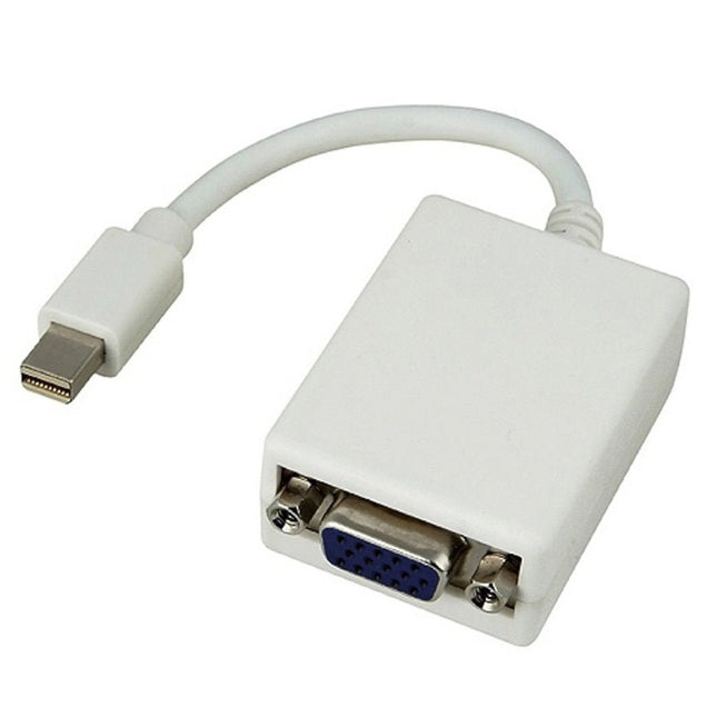 8Ware Mini DisplayPort DP 20 - pin to VGA 15 - pin 20cm Male to Female Adapter Cable - CCTV Guru