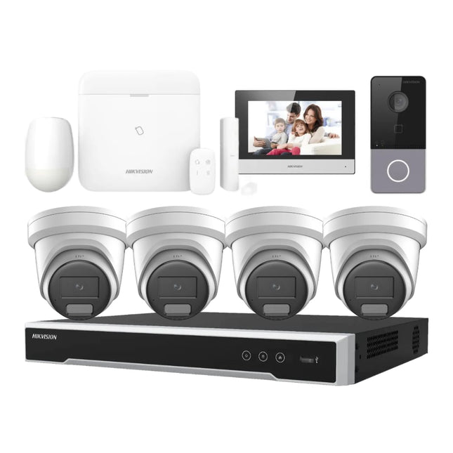 Hikvision AIS Bundle: Security System comes with Alarm, Video Intercoms & CCTV Kit - CCTV Guru