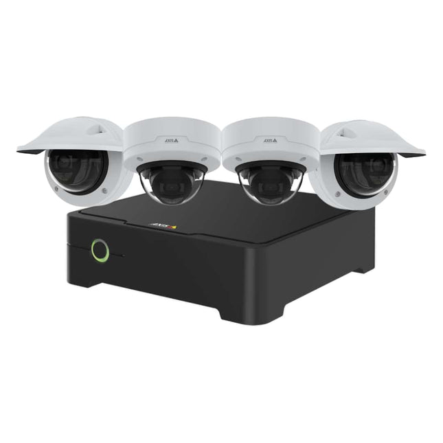Axis 8MP Outdoor Dome Camera + 4TB Compact Recorder CCTV Kit - CCTV Guru