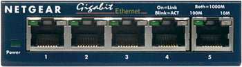 Netgear GS105, 5 - Port Gigabit Ethernet Switch - 5 years Warranty - CCTV Guru
