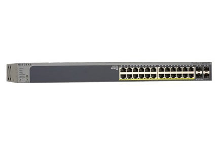 Netgear 24 - Port 380W Gigabit PoE+ Ethernet Smart Managed Pro Switch with 4 SFP Ports (GS728TPPv2) - CCTV Guru