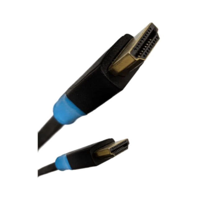 4K Ultra HD high-speed HDMI 2.0 cable with Ethernet support and gold-plated connectors.