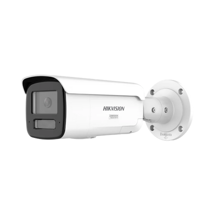 Hikvision DS-2CD2T87G3-LIS2UY/SL 8MP 4K ColorVu Bullet Camera with Active Deterrence Strobe and Siren.