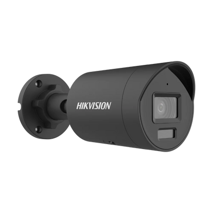 Hikvision 4K IP bullet black camera with AI detection