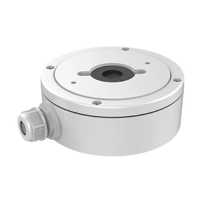 Hikvision DS-1280ZJ-DM22 white aluminium alloy junction box for turret security camera mounting in Australia.