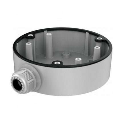 Hikvision DS-1280ZJ-DM46 white aluminium alloy junction box for dome and turret security camera mounting in Australia.