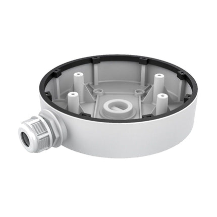 Hikvision DS-1280ZJ-DM55 white aluminium alloy junction box for dome and turret security camera mounting in Australia.