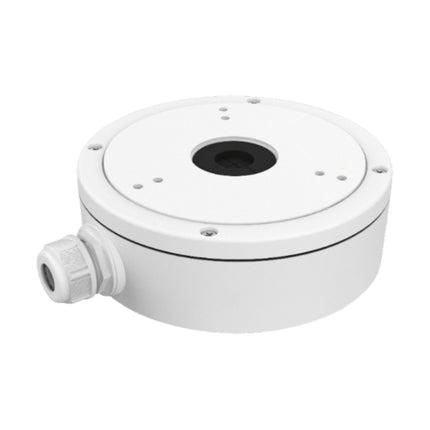 Hikvision DS-1280ZJ-M white aluminium alloy junction box for 2CD23xx series turret security cameras in Australia.