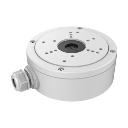 Hikvision DS-1280ZJ-S white aluminium alloy junction box for bullet and turret security camera mounting in Australia.