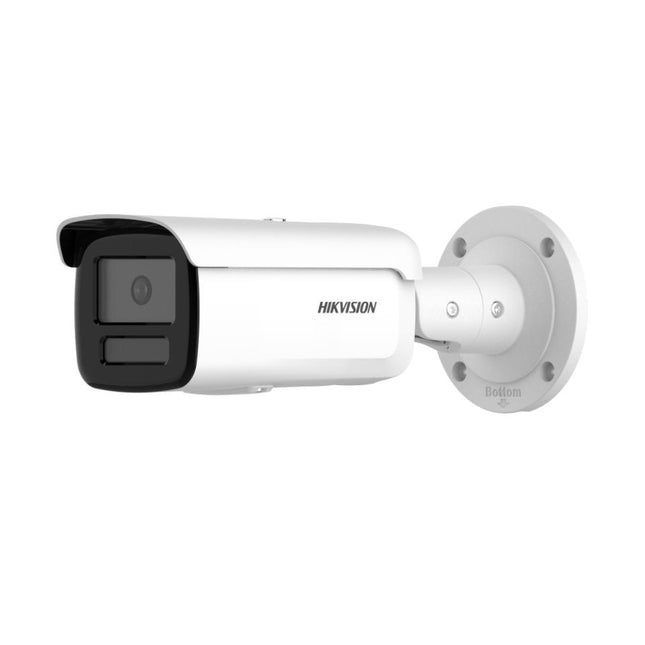 Hikvision DS-2CD2T66G2H-4I 6MP DarkFighter AcuSense fixed bullet network camera front view.