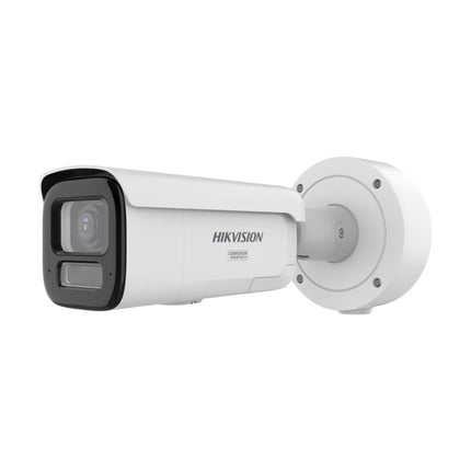 Hikvision DS-2CD36167G3-LIZSUY/SL 16MP Smart Hybrid Light motorized varifocal bullet network camera front view.
