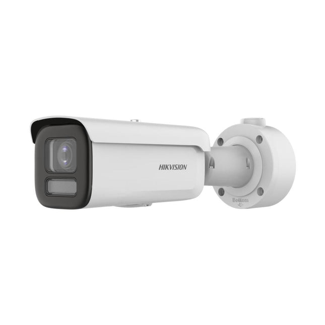 Hikvision DS-2CD3686G2HT-LIZSY 8MP Smart Hybrid Light motorised varifocal bullet camera, front view