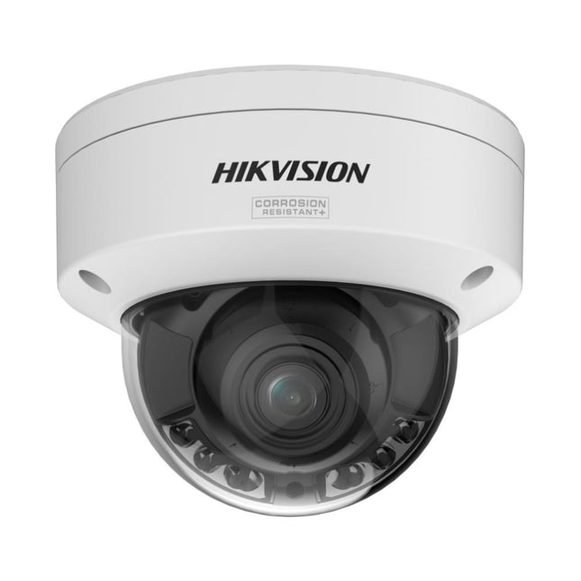 Hikvision DS-2CD37167G3T-LIZSUY 16MP Smart Hybrid Light motorized varifocal dome network camera front view.
