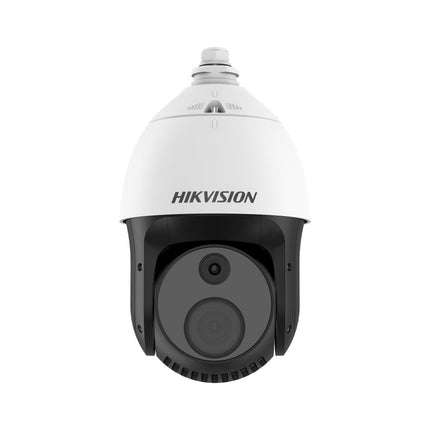 Hikvision DS-2TD4228T-10/S2 thermographic thermal and optical bi-spectrum network PTZ speed dome camera front view.